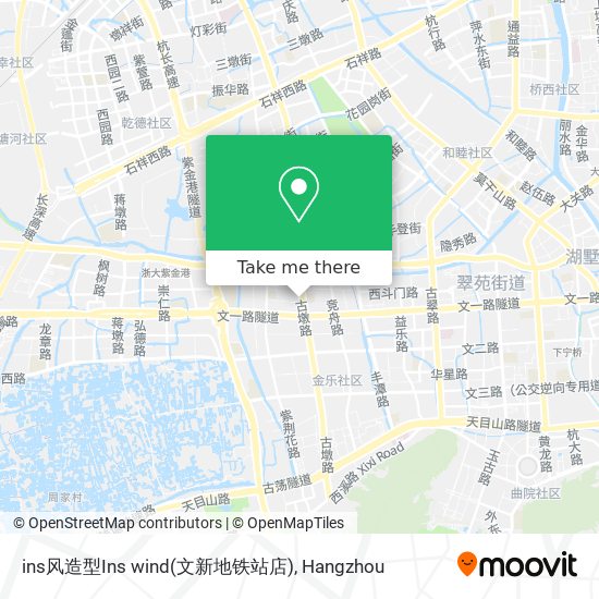 ins风造型Ins wind(文新地铁站店) map