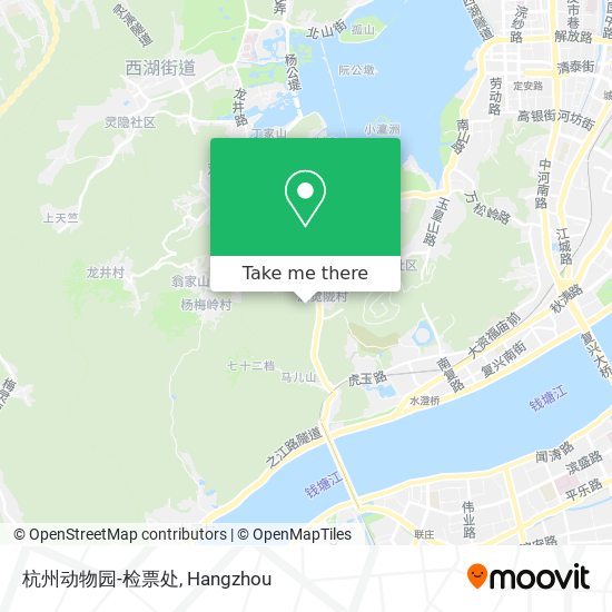 杭州动物园-检票处 map