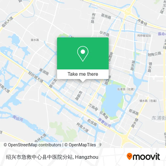 绍兴市急救中心县中医院分站 map