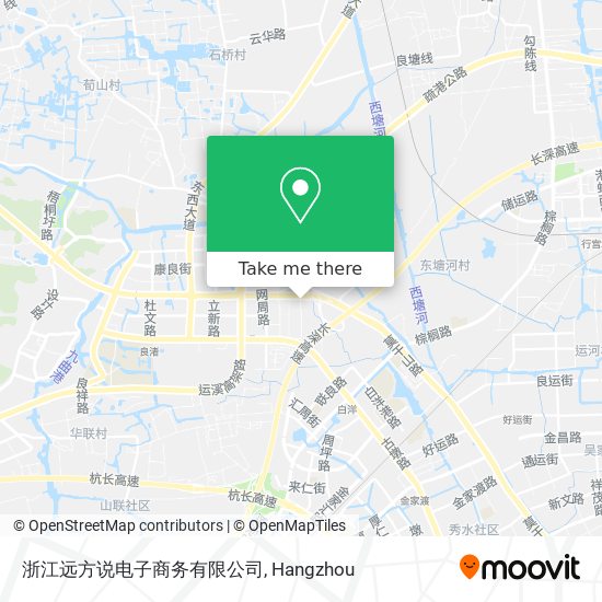 浙江远方说电子商务有限公司 map