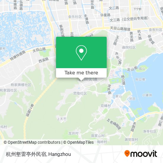 杭州壑雷亭外民宿 map