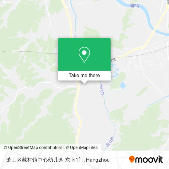 萧山区戴村镇中心幼儿园-东南1门 map