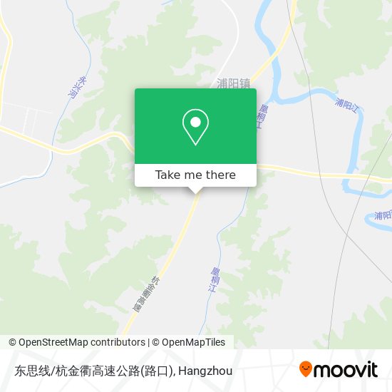 东思线/杭金衢高速公路(路口) map