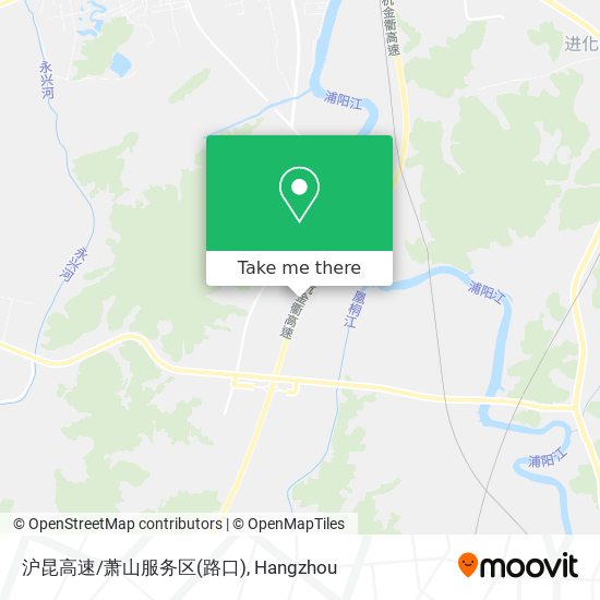 沪昆高速/萧山服务区(路口) map