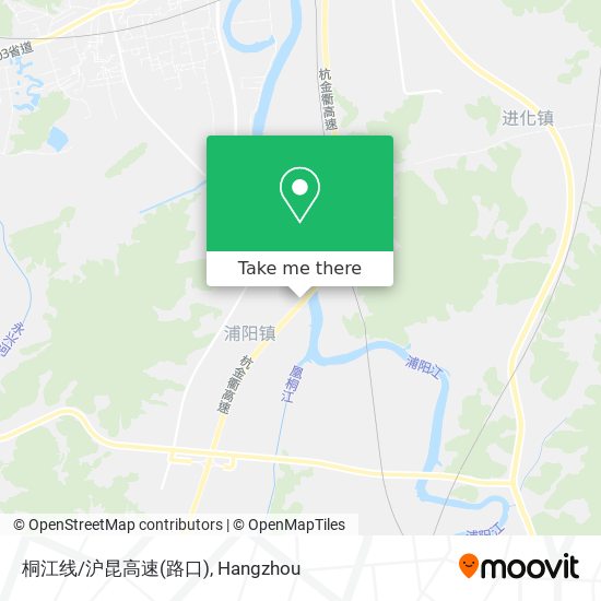 桐江线/沪昆高速(路口) map