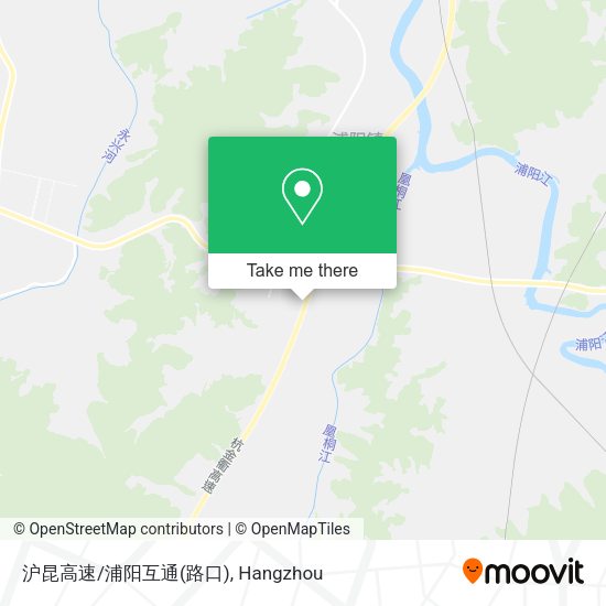沪昆高速/浦阳互通(路口) map