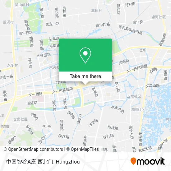 中国智谷A座-西北门 map