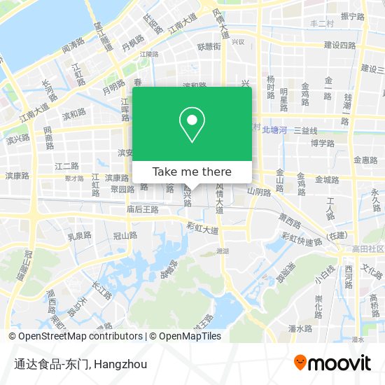通达食品-东门 map
