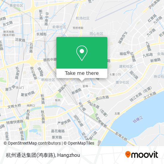 杭州通达集团(鸿泰路) map