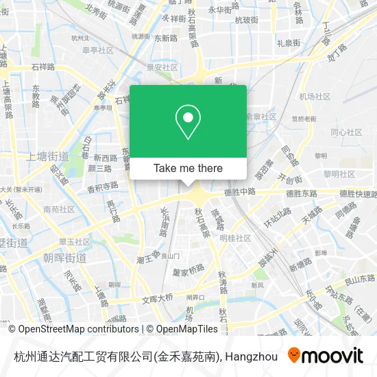 杭州通达汽配工贸有限公司(金禾嘉苑南) map