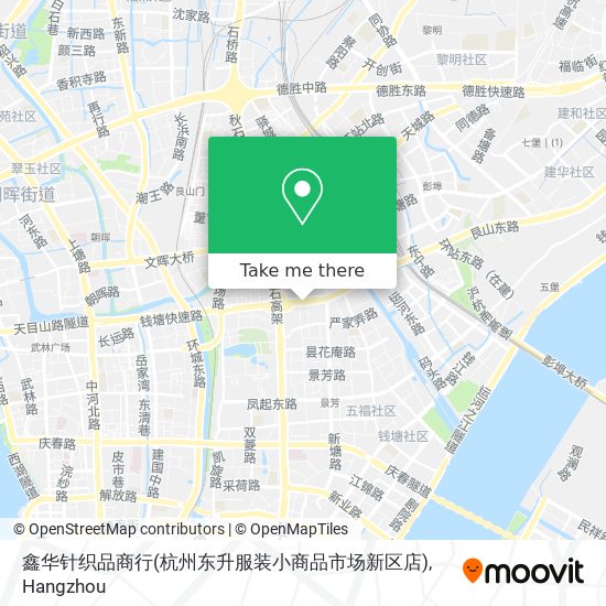 鑫华针织品商行(杭州东升服装小商品市场新区店) map