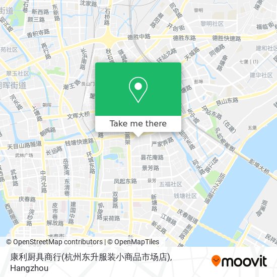 康利厨具商行(杭州东升服装小商品市场店) map
