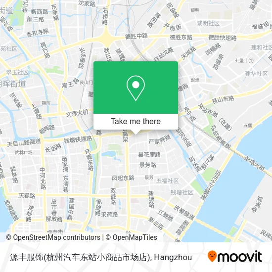 源丰服饰(杭州汽车东站小商品市场店) map