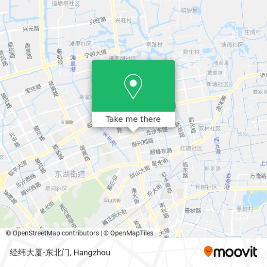 经纬大厦-东北门 map