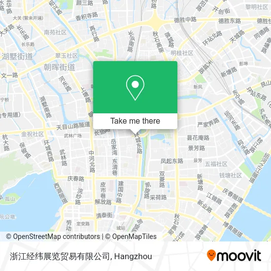 浙江经纬展览贸易有限公司 map