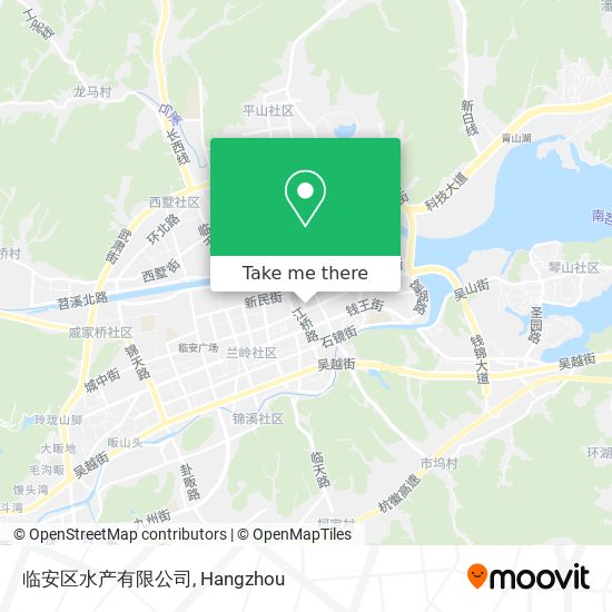 临安区水产有限公司 map