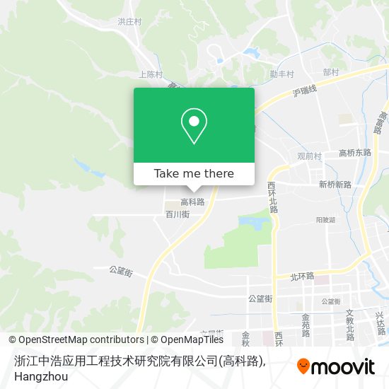 浙江中浩应用工程技术研究院有限公司(高科路) map