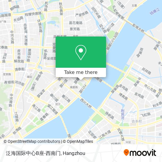 泛海国际中心B座-西南门 map