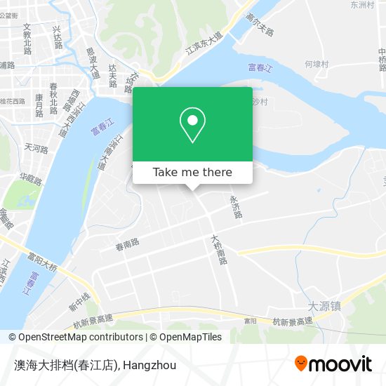 澳海大排档(春江店) map