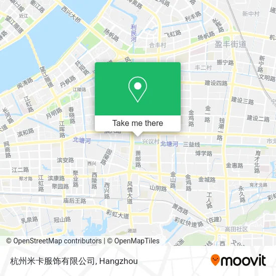杭州米卡服饰有限公司 map