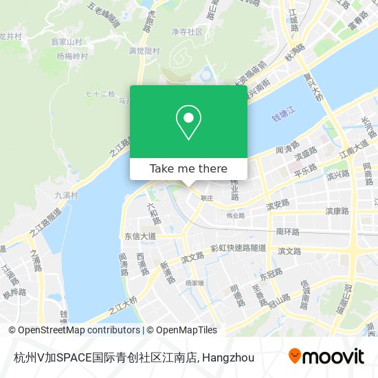 杭州V加SPACE国际青创社区江南店 map