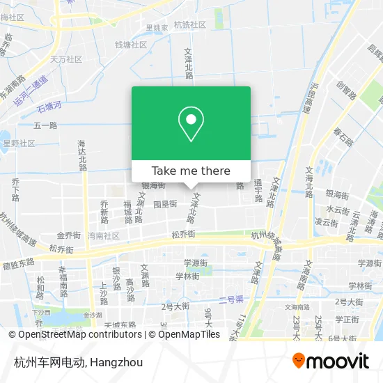 杭州车网电动 map