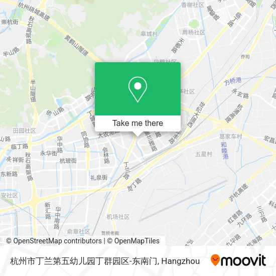 杭州市丁兰第五幼儿园丁群园区-东南门 map