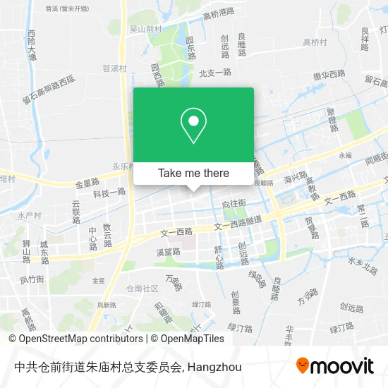中共仓前街道朱庙村总支委员会 map