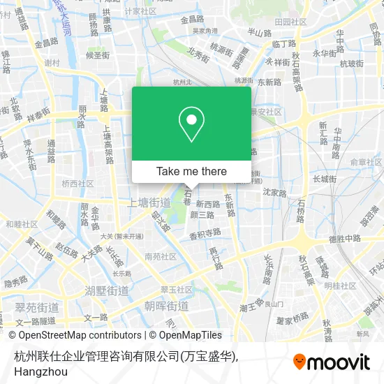 杭州联仕企业管理咨询有限公司(万宝盛华) map