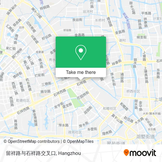 留祥路与石祥路交叉口 map
