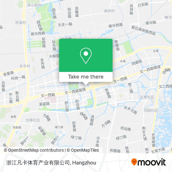 浙江凡卡体育产业有限公司 map