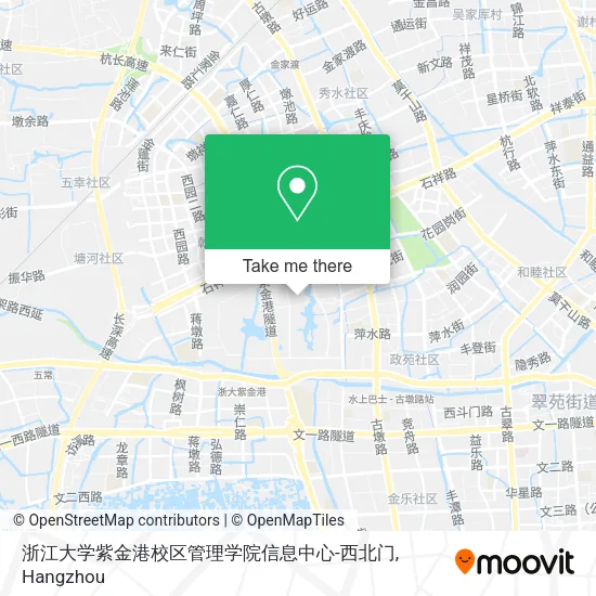 浙江大学紫金港校区管理学院信息中心-西北门 map