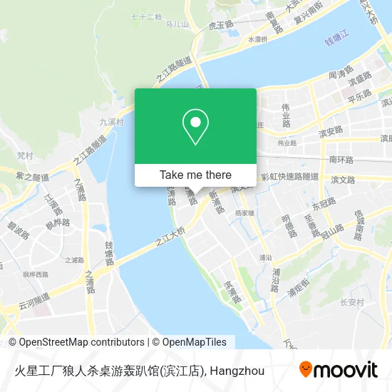 火星工厂狼人杀桌游轰趴馆(滨江店) map