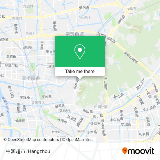 中源超市 map