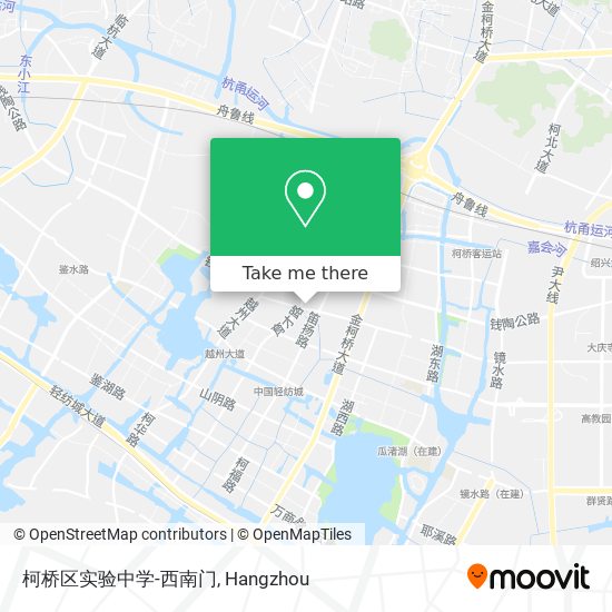 柯桥区实验中学-西南门 map
