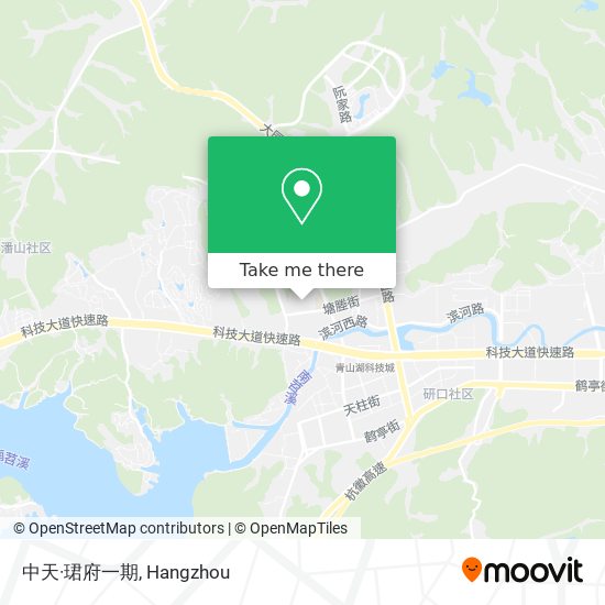 中天·珺府一期 map