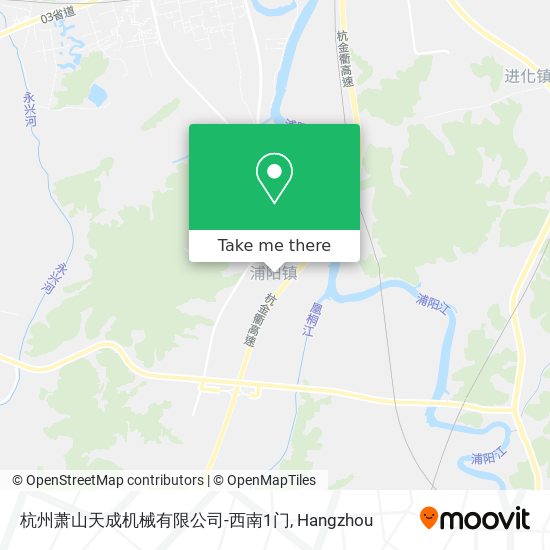 杭州萧山天成机械有限公司-西南1门 map