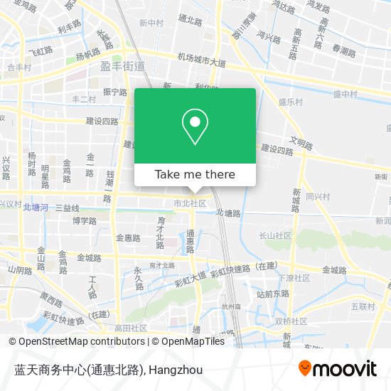 蓝天商务中心(通惠北路) map