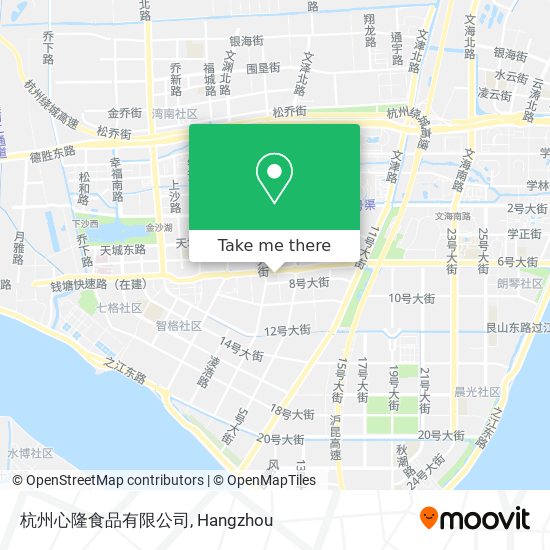 杭州心隆食品有限公司 map