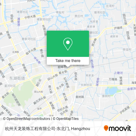 杭州天龙装饰工程有限公司-东北门 map