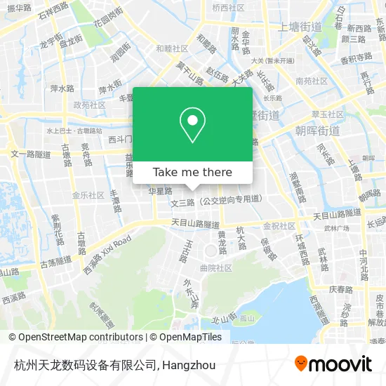 杭州天龙数码设备有限公司 map