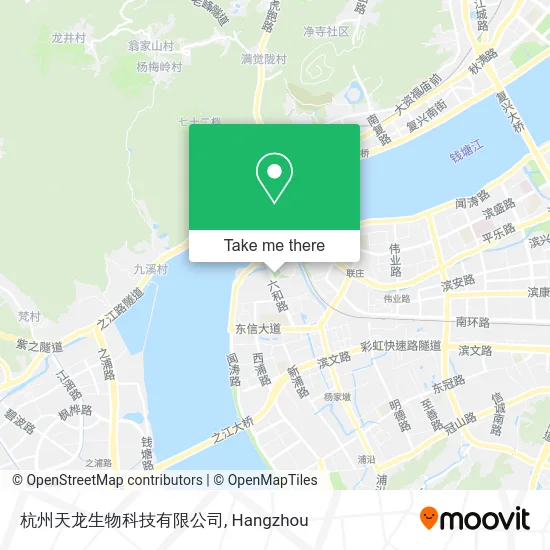 杭州天龙生物科技有限公司 map