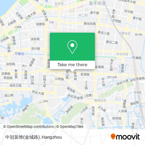 中冠装饰(金城路) map