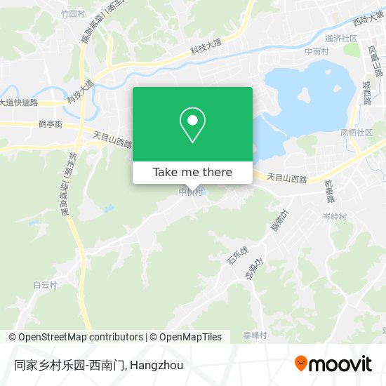 同家乡村乐园-西南门 map