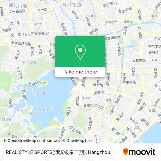 REAL STYLE SPORTS(湖滨银泰二期) map