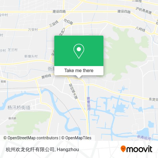杭州欢龙化纤有限公司 map