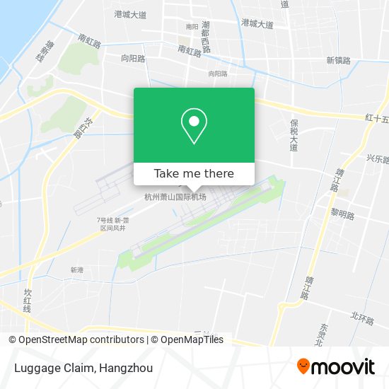Luggage Claim map