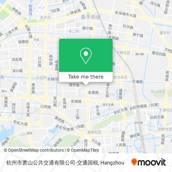 杭州市萧山公共交通有限公司-交通国税 map