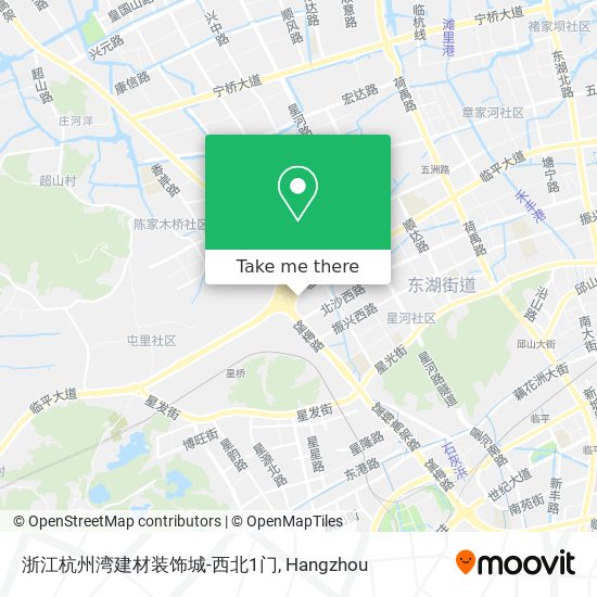 浙江杭州湾建材装饰城-西北1门 map