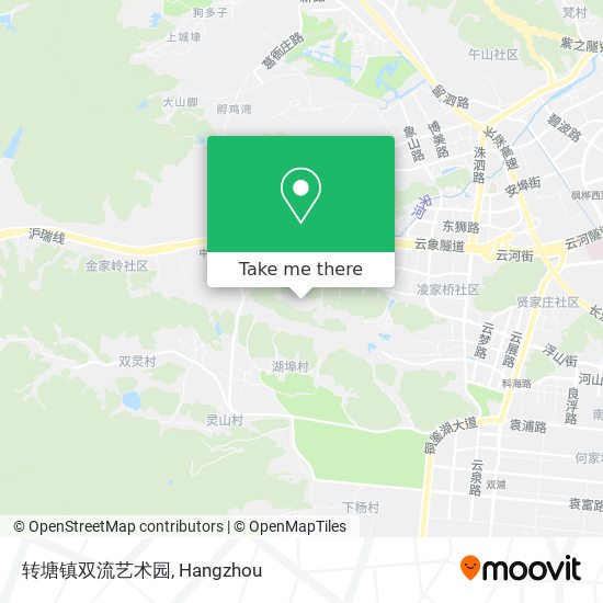 转塘镇双流艺术园 map